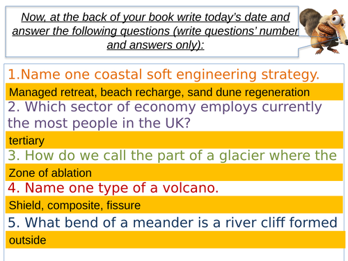 KS3 Geography Glaciation: L4 What do glaciers do?