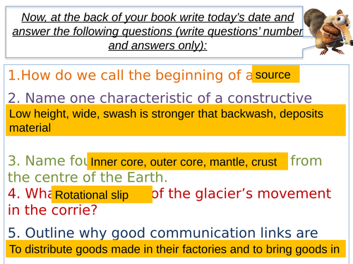 KS3 Geography Glaciation: L11 Lake District management