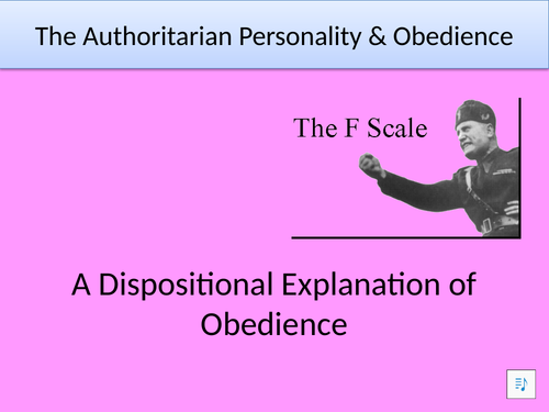 The Authoritarian Personality (A Level Psychology)