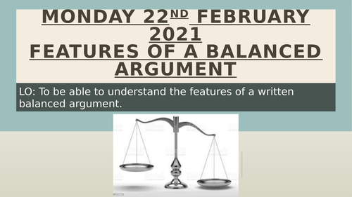 Arguments and debates Unit year 5