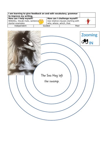 Beowulf writing scaffolds