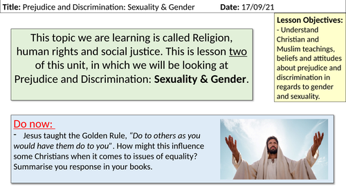 Prejudice and Discrimination:  Sexuality & Gender