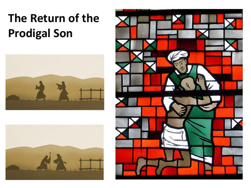 Parable of the Prodigal Son Card Sort - Coloring Pack