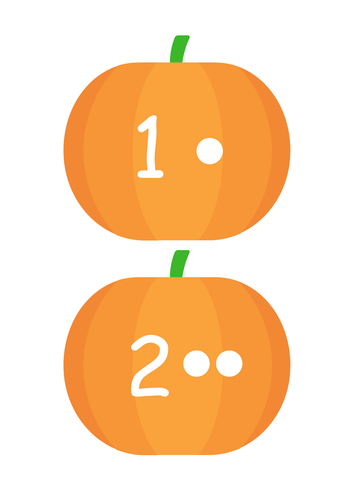 Pumpkin Numbers to 10