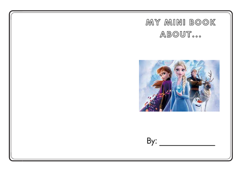 My Mini Book About...EYFS Writing Prompt