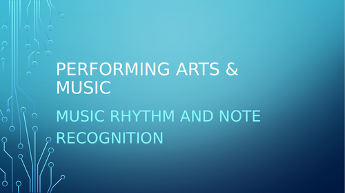 Music, Rhythm and Notes
