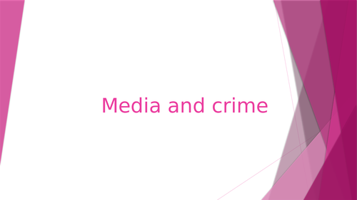 BTEC FORENSIC SCIENCE AND CRIMINAL INVESIGATION BTEC UNIT 5 APPLICATIONS OF CRIMINOLOGY UNIT C