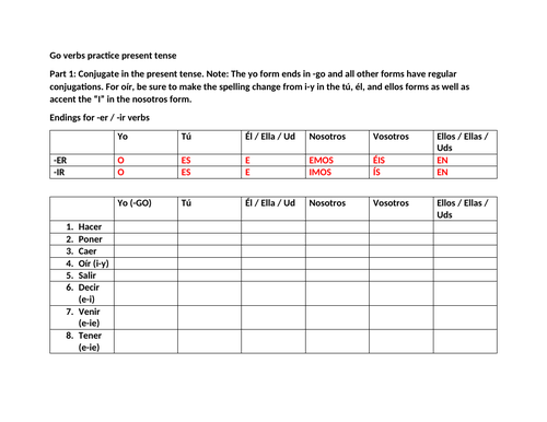 go-verbs-practice-conjugations-and-sentences-teaching-resources