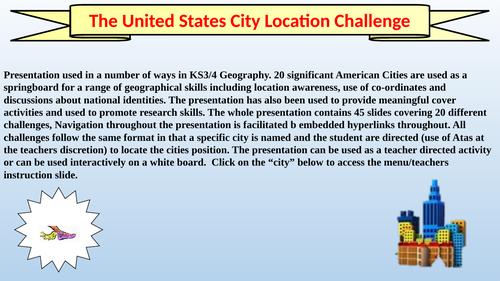 The United States City Challenge