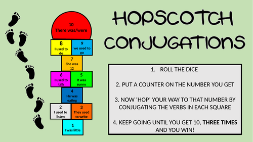 Hopscotch Conjugations