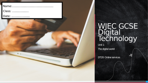 WJEC Digi Tech - Revision Workbook 20: Online services