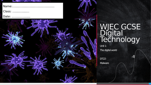 WJEC Digi Tech - Revision Workbook 22: Malware