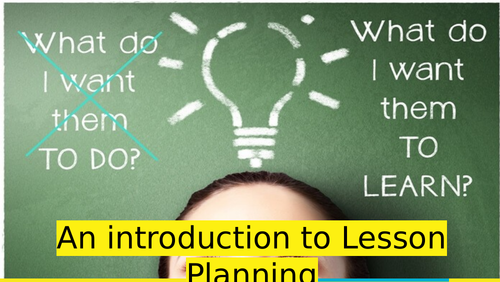 Lesson Planning Session