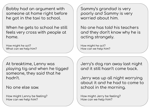 Problem Solving Scenarios - SEMH/ASC/MLD