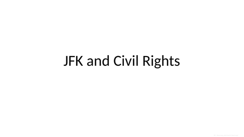 IBDP History: JFK and Civil Rights