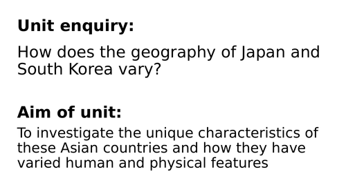 Japan and South Korea - Misconceptions and intro