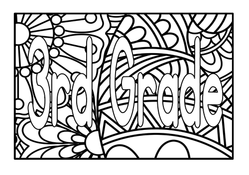 Mindfulness Coloring Pages For Kids - Printable Coloring Dolch Sight Words 3rd G