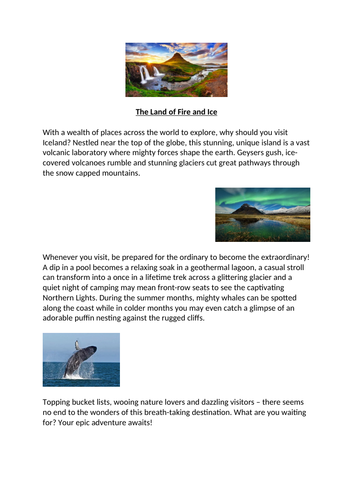 Visit Iceland WAGOLL