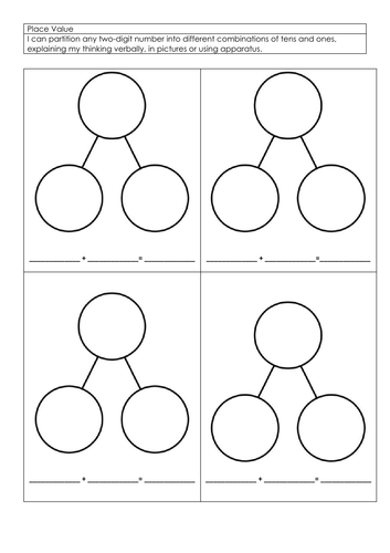 partitioning-two-digit-numbers-into-different-combinations-of-tens-and