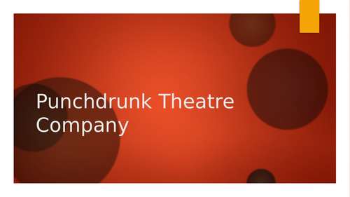 Punchdrunk Theatre Company