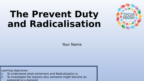 Prevent Strategy and Radicalisation