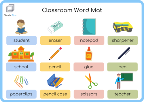 Classroom Word Mat