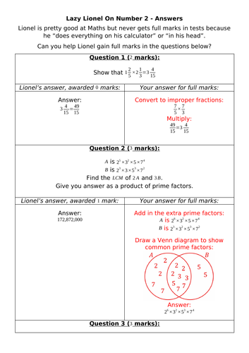 Lazy Lionel On Number 2