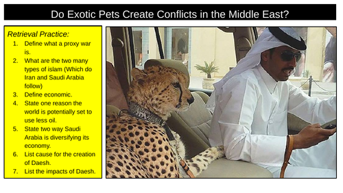 Exotic Pets Middle East | Teaching Resources
