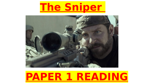 THE SNIPER paper 1 reading revision (GCSE English Language)