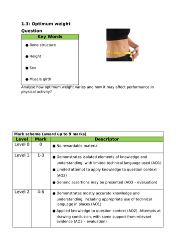 Health, Fitness & Well-Being Powerpoints.