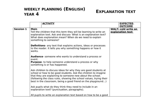 Explanation text talk for writing year 4 why dragons are extinct