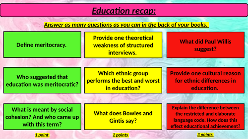 GCSE Sociology [WJEC/ EDUQAS]- Weber's view on stratification