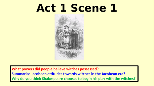 Macbeth Act 1 Scene 1