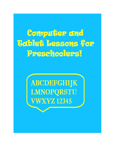 Early Childhood Introduction to Technology Devices
