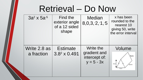 Edexcel GCSE Foundation Unit 10 - Transformations