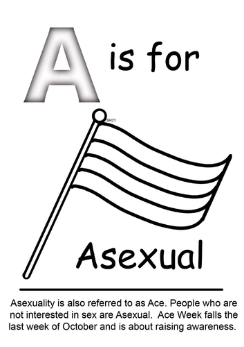 Asexual Colouring Sheet (LGBTQ+)