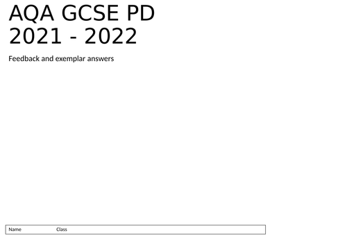 GCSE AQA Product Design Q&A Revision