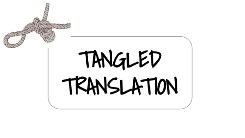 Tangled Translation - Name, age, where you live etc.