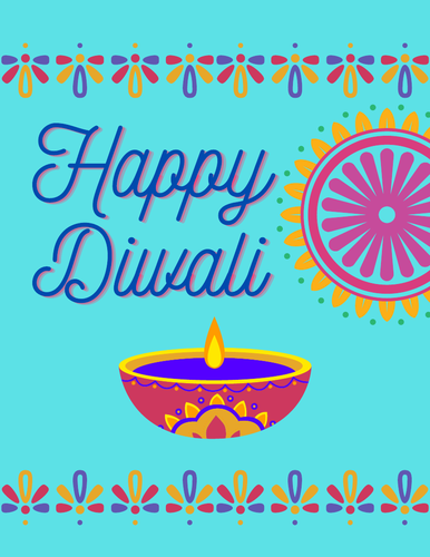 Diwali Poster/Diwali/Deepavali/Festival of Lights/Bulletin Board