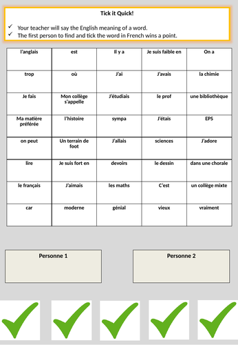 Describing a school and subjects with opinions -retrieval tasks