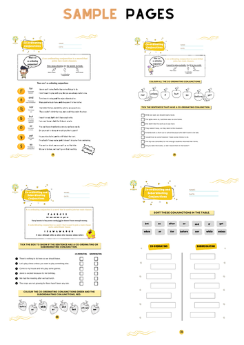 Conjunctions - Subordinating and Co-ordinating