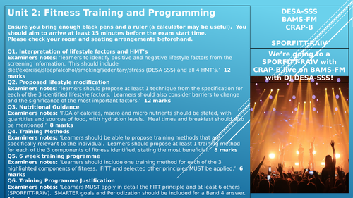 btec-sport-level-3-unit-2-fitness-training-and-programming-exam