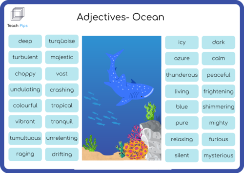 adjectives-ocean-teaching-resources