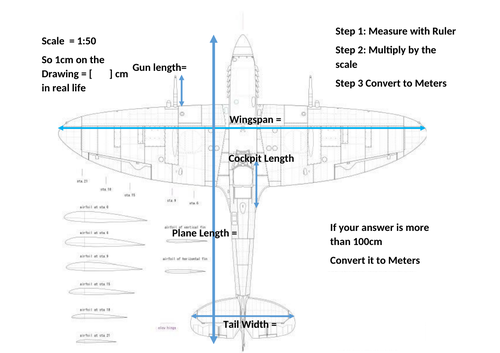 Maths Interpreting Scale Drawings (Answers Given)