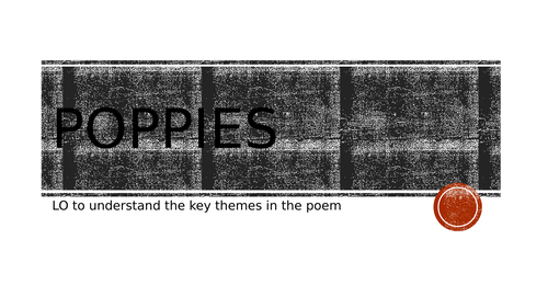 Poppies by Jane Weir Lesson