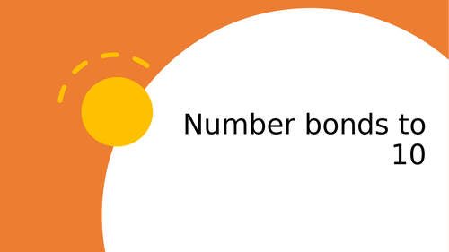 Number bonds to 10 interactive powerpoint