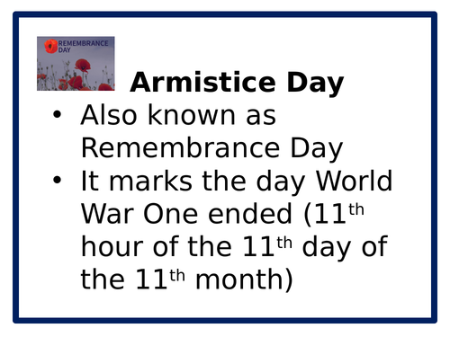 Remembrance and Poppies information
