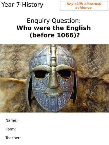 'Who were the English?' - Student Booklet