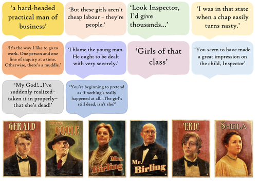 An Inspector Calls Quote Match-up