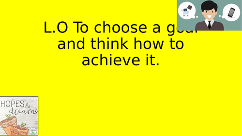 PSHE - What are your goals?